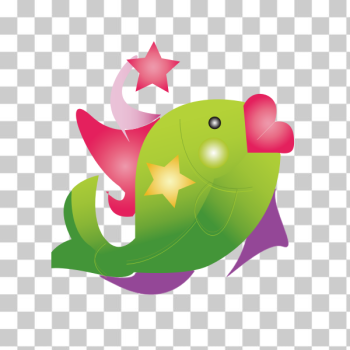 SVG Comic fish