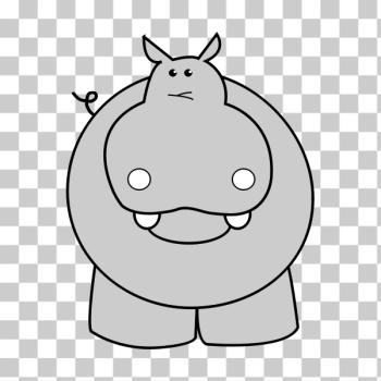 SVG Comic hippo SVG Comic hippo