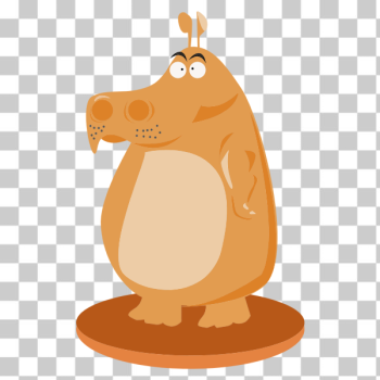 SVG Comic hippo image SVG Comic hippo image