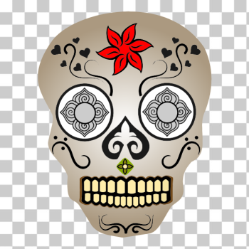 SVG Comic skull with blue eyes vector image SVG Comic skull with blue eyes vector image