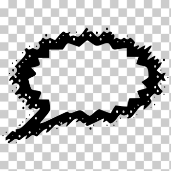 SVG Comic talk bubble vector illustration SVG Comic talk bubble vector illustration