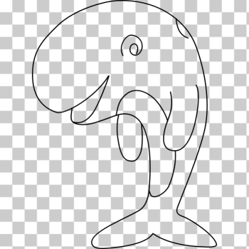 SVG Comic Whale SVG Comic Whale