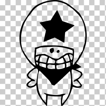 SVG Communist star cartoon drawing SVG Communist star cartoon drawing