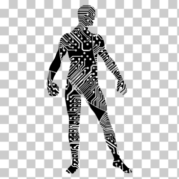 SVG Computer Circuit Board Man SVG Computer Circuit Board Man