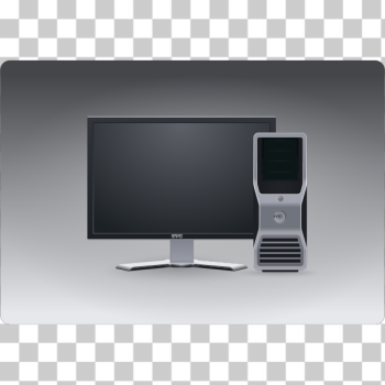 SVG Computer CPU and monitor vector iamge SVG Computer CPU and monitor vector iamge