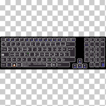 SVG Computer keyboard 11 SVG Computer keyboard 11