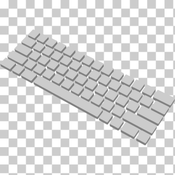 SVG Computer keyboard 3D SVG Computer keyboard 3D