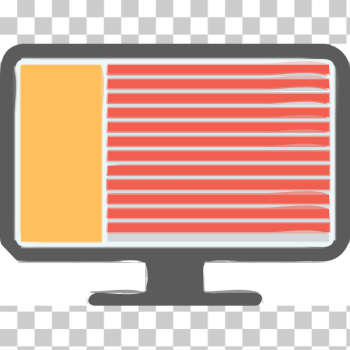 SVG Computer monitor SVG Computer monitor