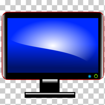 SVG Computer monitor vector image SVG Computer monitor vector image