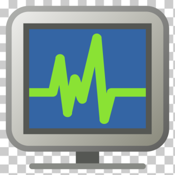 SVG Computer monitoring icon vector illustration SVG Computer monitoring icon vector illustration