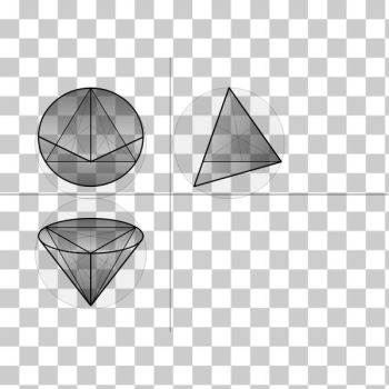 SVG cone 2 enveloped tetrahedron SVG cone 2 enveloped tetrahedron
