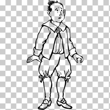 SVG Confused medieval boy SVG Confused medieval boy