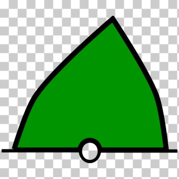 SVG conical buoy green SVG conical buoy green