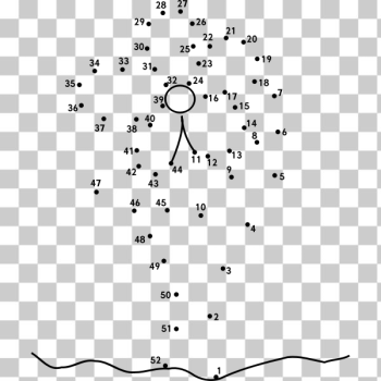SVG Connect the Dots Flower SVG Connect the Dots Flower