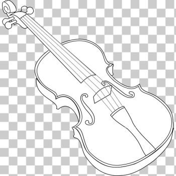 SVG Contour vector image of violin SVG Contour vector image of violin