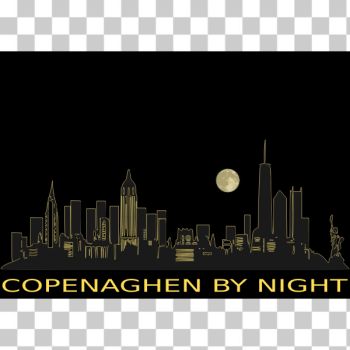SVG Copenhagen by night SVG Copenhagen by night