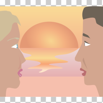 SVG Couple at the beach SVG Couple at the beach