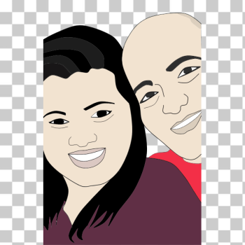 SVG Couple039s portrait SVG Couple039s portrait