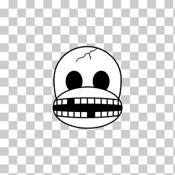 SVG Cracked skull SVG Cracked skull