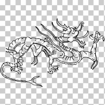 SVG Crazy dragon