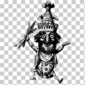 SVG crazy king alone