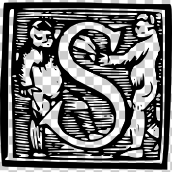 SVG Creepy letter S SVG Creepy letter S