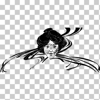 SVG Creepy old lady SVG Creepy old lady