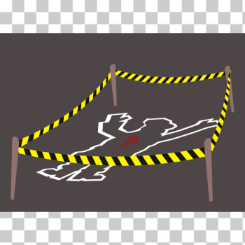 SVG Crime scene vector image SVG Crime scene vector image