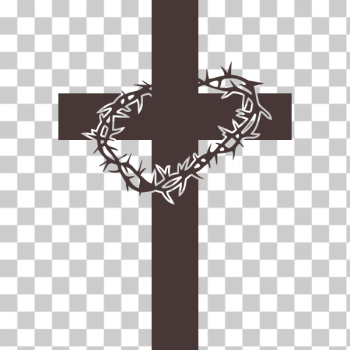 SVG Cross and thorns SVG Cross and thorns
