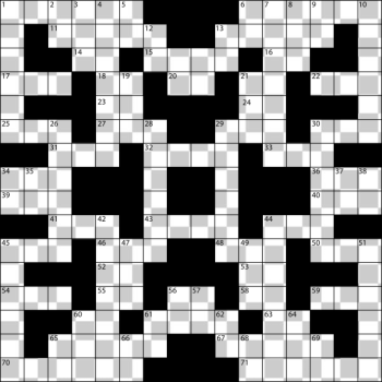 SVG Crossword Puzzle