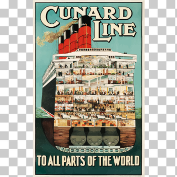 SVG Cruise Ship poster SVG Cruise Ship poster