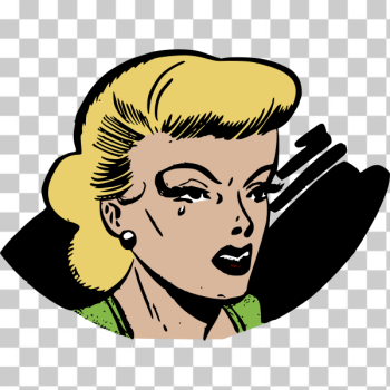 SVG Crying retro woman-1571668368 SVG Crying retro woman-1571668368