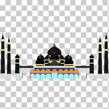 SVG Crystal mosque