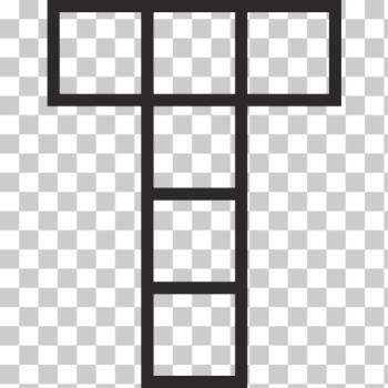 SVG Cube unfolded as Tau vector image SVG Cube unfolded as Tau vector image