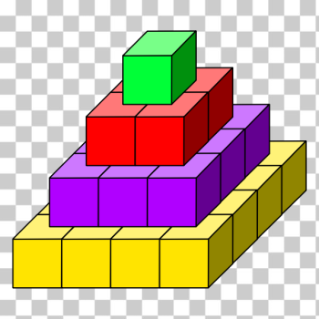 SVG Cubes pyramid SVG Cubes pyramid