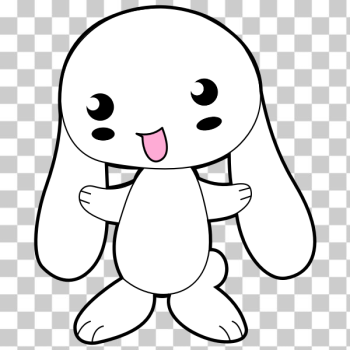 SVG Cute Cartoon Bunny SVG Cute Cartoon Bunny