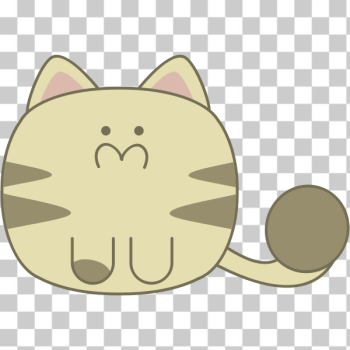 SVG Cute cat vector image SVG Cute cat vector image