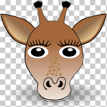 SVG Cute giraffe head vector illustration SVG Cute giraffe head vector illustration