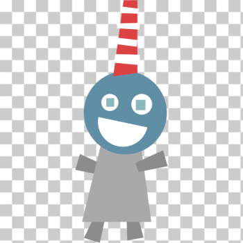 SVG Cute tower person icon vector image SVG Cute tower person icon vector image