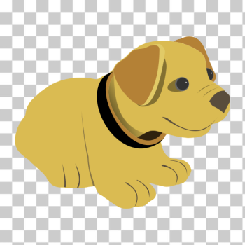 SVG Cute yellow dog SVG Cute yellow dog