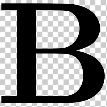 SVG Cyrillic letter B SVG Cyrillic letter B