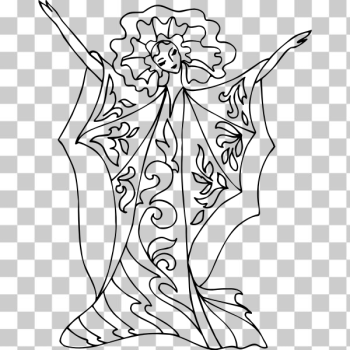 SVG Dancing line drawing SVG Dancing line drawing