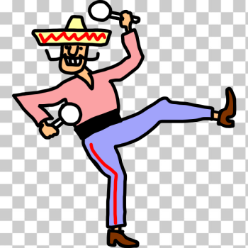 SVG Dancing Mexican SVG Dancing Mexican