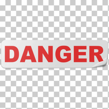 SVG Danger label vector image SVG Danger label vector image