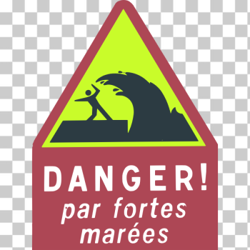 SVG Dangerous waves warning sign vector image SVG Dangerous waves warning sign vector image