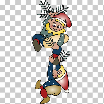 SVG Danish and Scandinavian Christmas elves vector drawing SVG Danish and Scandinavian Christmas elves vector drawing