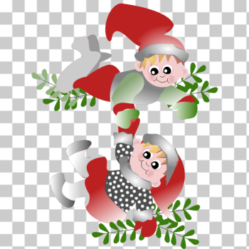 SVG Danish Christmas elves vector clip art SVG Danish Christmas elves vector clip art