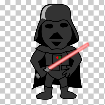SVG Darth comic character vector image SVG Darth comic character vector image