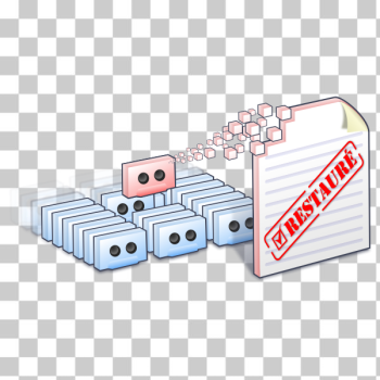 SVG Data backup restore vector illustration SVG Data backup restore vector illustration