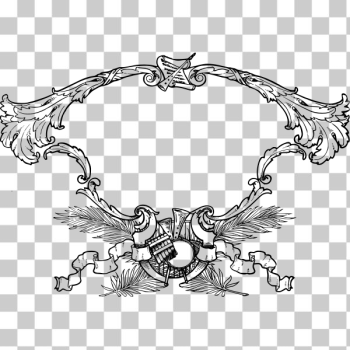 SVG Decoration frame vector illustration
